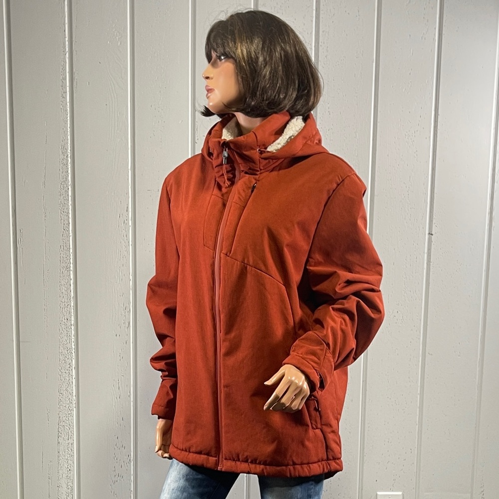 * Champion by C9 Terracotta Full zip up Hooded Coat Sz L